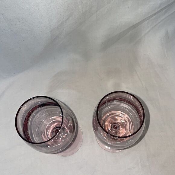 Beautiful purple wine glasses - Picture 4 of 10